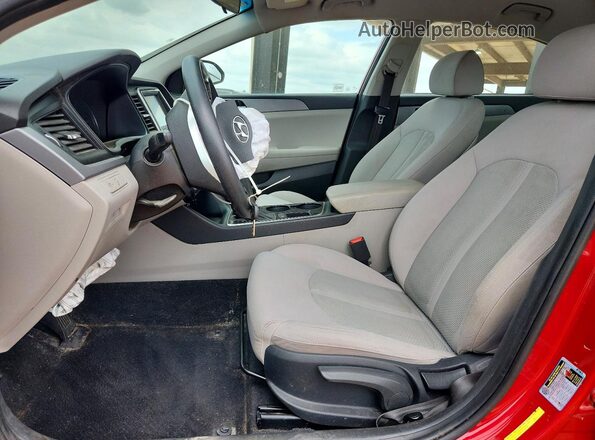 5NPE24AF6KH794891 2019 HYUNDAI SONATA Red 
