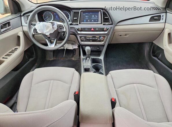 5NPE24AF6KH794891 2019 HYUNDAI SONATA Red 