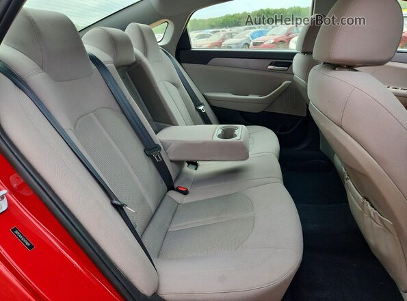 5NPE24AF6KH794891 2019 HYUNDAI SONATA Red 