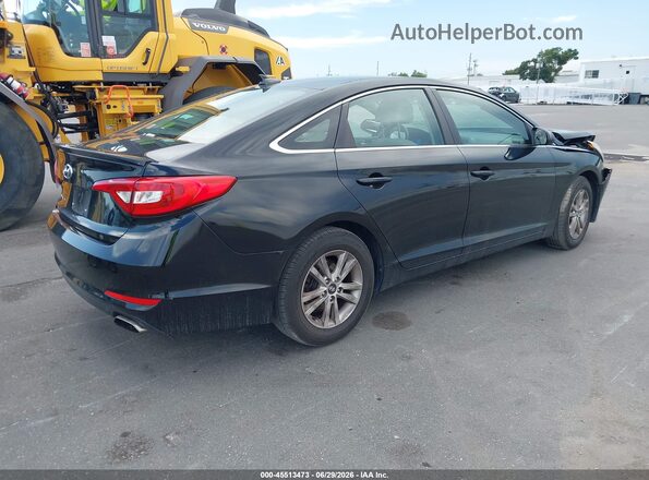 5NPE24AF7GH279566 2016 HYUNDAI SONATA Black Trasero derecho