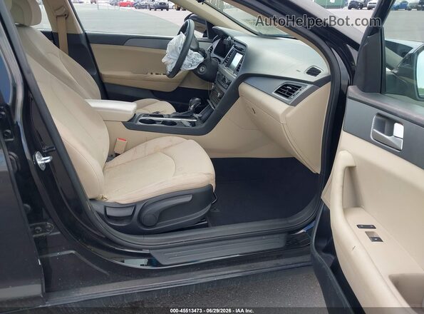 5NPE24AF7GH279566 2016 HYUNDAI SONATA Black Vista interior delantera