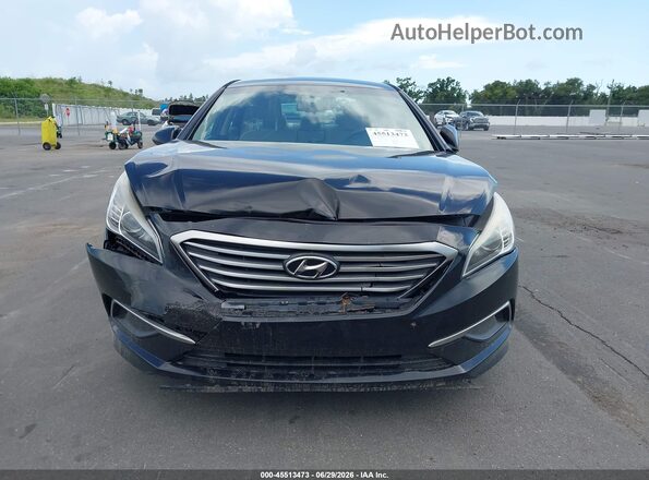 5NPE24AF7GH279566 2016 HYUNDAI SONATA Black Vista del cuadro de instrumentos