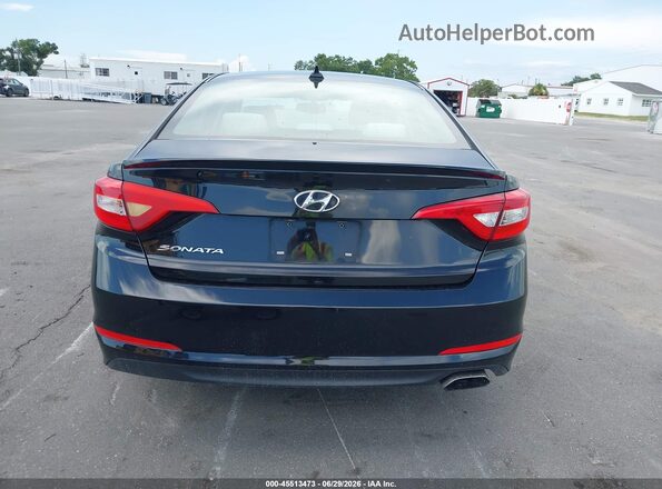 5NPE24AF7GH279566 2016 HYUNDAI SONATA Black 