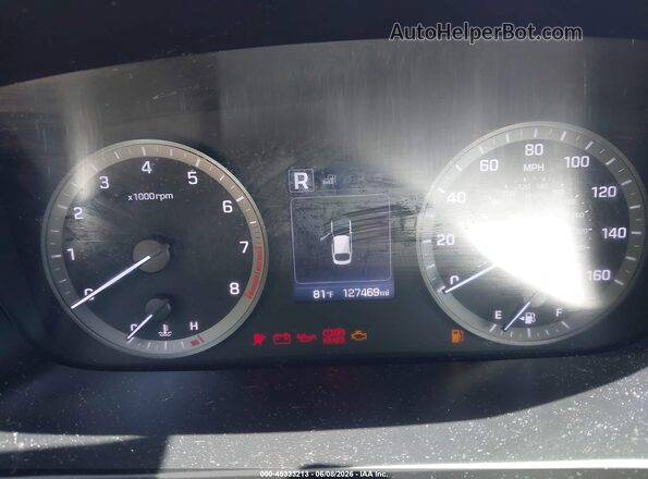 5NPE24AF7GH287151 2016 HYUNDAI SONATA Красный Вид задних сидений