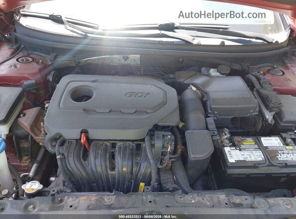 5NPE24AF7GH287151 2016 HYUNDAI SONATA Красный Вид сзади