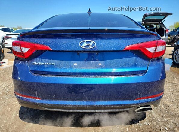 5NPE24AF7GH349342 2016 HYUNDAI SONATA Синий 