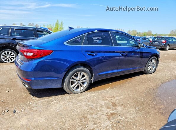 5NPE24AF7GH349342 2016 HYUNDAI SONATA Синий 