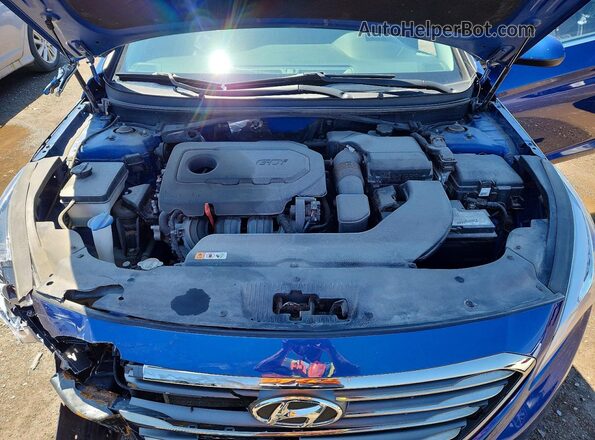 5NPE24AF7GH349342 2016 HYUNDAI SONATA Синий 