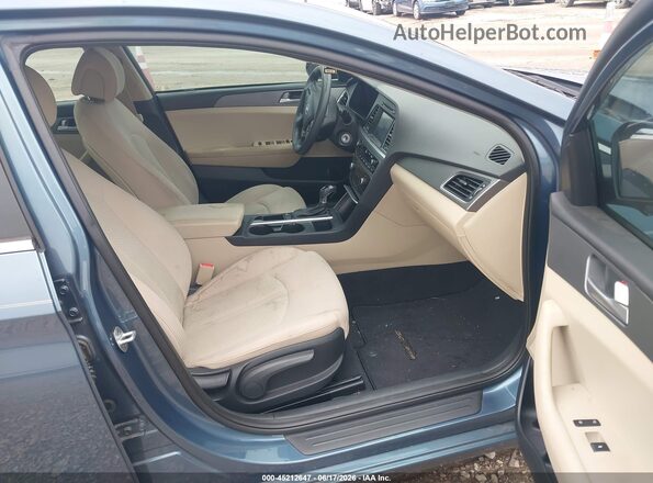 5NPE24AF7GH381305 2016 HYUNDAI SONATA Green წინა სალონის ხედი