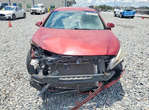 5NPE24AF7GH390747 2016 HYUNDAI SONATA Burgundy 