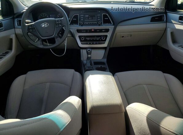5NPE24AF7GH419194 2016 HYUNDAI SONATA Silver წინა პანელის ხედი