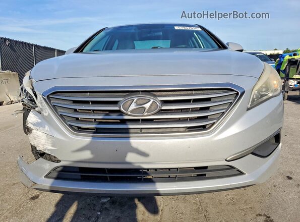 5NPE24AF7GH419194 2016 HYUNDAI SONATA Silver წინა ხედი