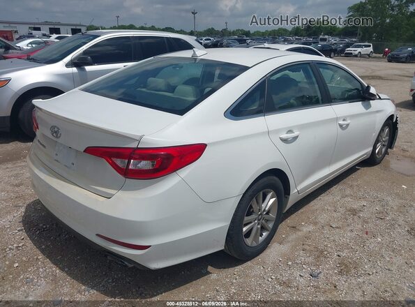 5NPE24AF7GH436089 2016 HYUNDAI SONATA White Tył prawy