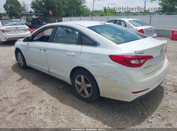 5NPE24AF7GH436089 2016 HYUNDAI SONATA White Tył lewy