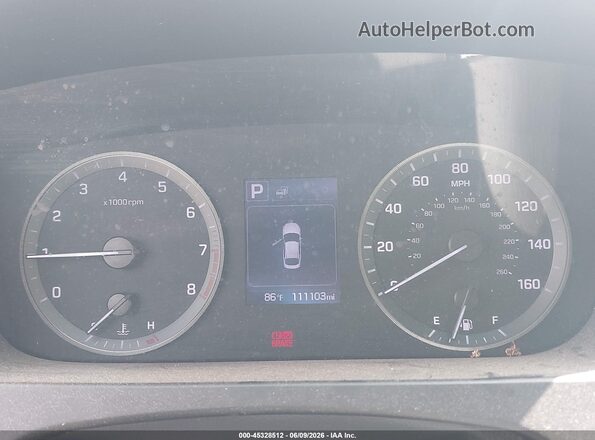 5NPE24AF7GH436089 2016 HYUNDAI SONATA White Widok tylnych siedzeń