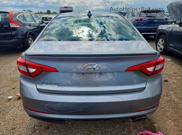 5NPE24AF7HH450432 2017 HYUNDAI SONATA Gray Widok z tyłu