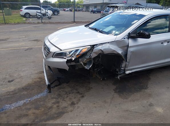 5NPE24AF7HH513612 2017 HYUNDAI SONATA Silver Դիմացի տեսք