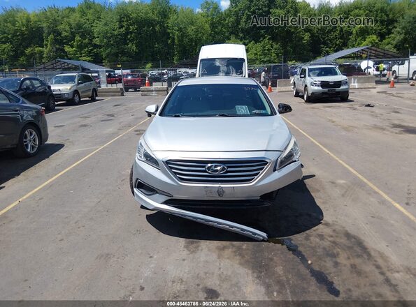 5NPE24AF7HH513612 2017 HYUNDAI SONATA Silver Սարքավորումների վահանակի տեսք