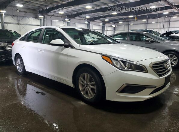 5NPE24AF7HH545248 2017 HYUNDAI SONATA White Delantero derecho