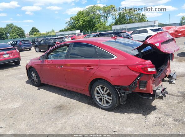 5NPE24AF7HH560770 2017 HYUNDAI SONATA Red უკანა მარცხენა