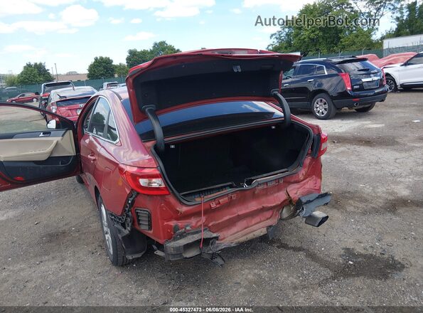 5NPE24AF7HH560770 2017 HYUNDAI SONATA Red წინა ხედი