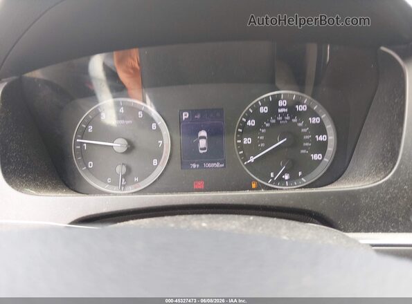 5NPE24AF7HH560770 2017 HYUNDAI SONATA Red უკანა სავარძლების ხედი