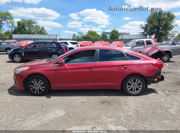 5NPE24AF7HH560770 2017 HYUNDAI SONATA Red 