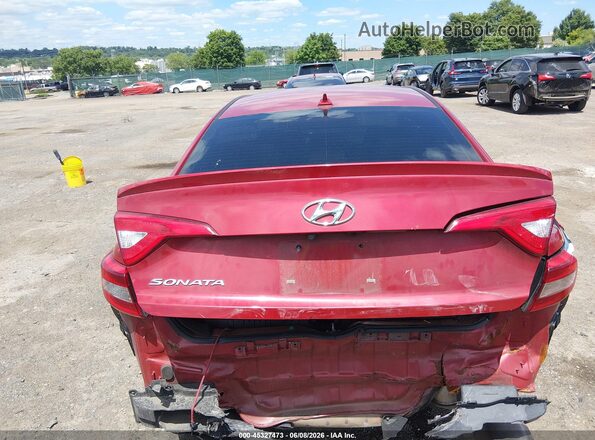 5NPE24AF7HH560770 2017 HYUNDAI SONATA Red 
