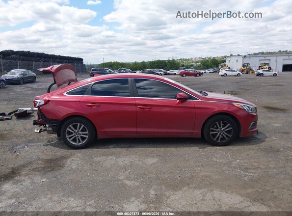5NPE24AF7HH560770 2017 HYUNDAI SONATA Red სალონის 360-გრადუსიანი ხედი