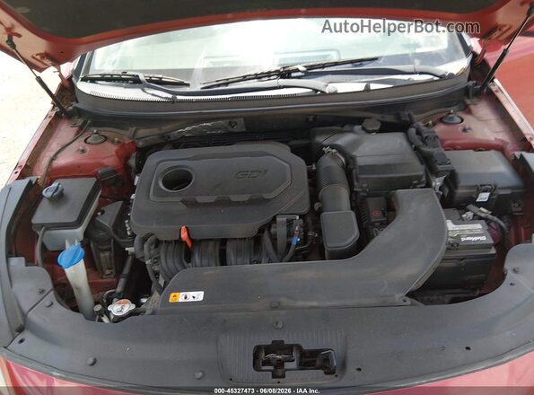 5NPE24AF7HH560770 2017 HYUNDAI SONATA Red უკანა ხედი