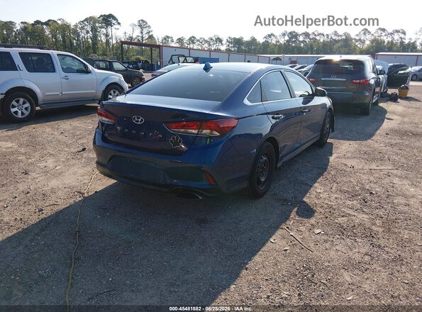 5NPE24AF7JH604594 2018 HYUNDAI SONATA Blue უკანა მარჯვენა