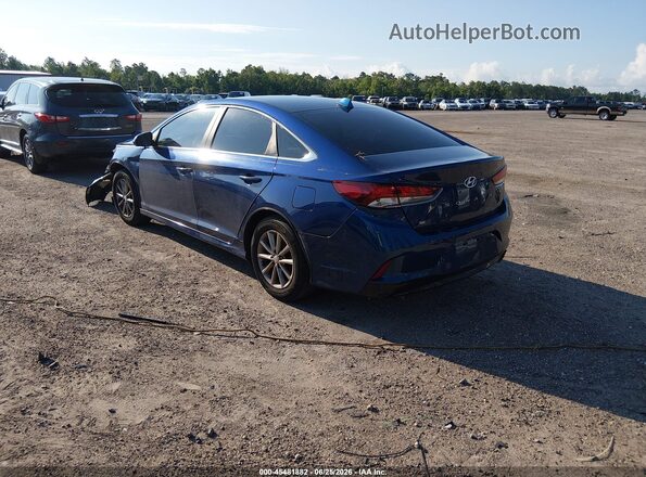 5NPE24AF7JH604594 2018 HYUNDAI SONATA Blue უკანა მარცხენა