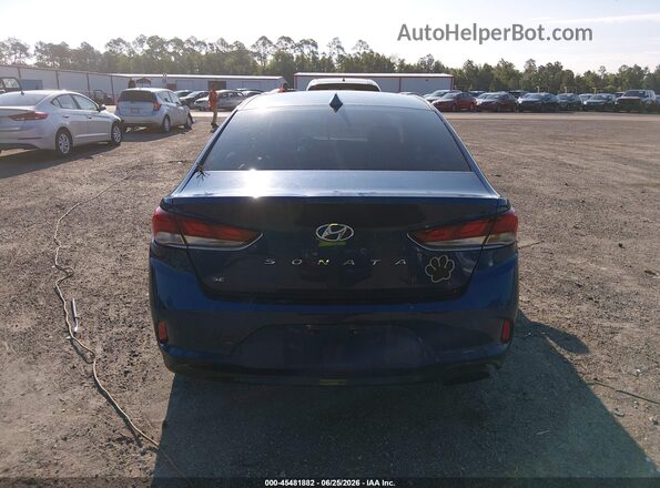 5NPE24AF7JH604594 2018 HYUNDAI SONATA Blue 
