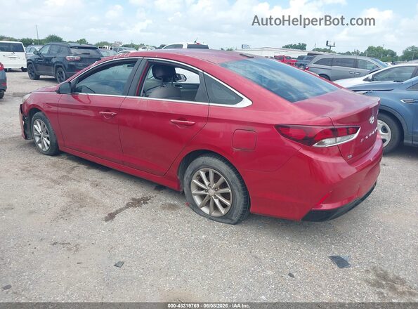 5NPE24AF7JH623467 2018 HYUNDAI SONATA Maroon 