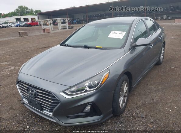 5NPE24AF7JH630306 2018 HYUNDAI SONATA Серый Вид панели приборов