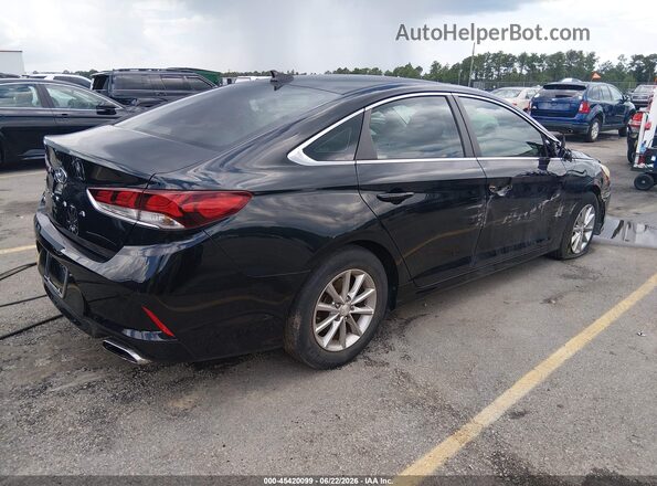 5NPE24AF7JH646389 2018 HYUNDAI SONATA Black Задня права чверть