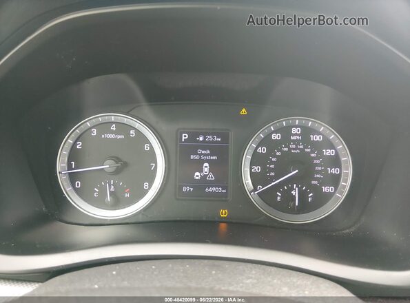 5NPE24AF7JH646389 2018 HYUNDAI SONATA Black Вид задніх сидінь