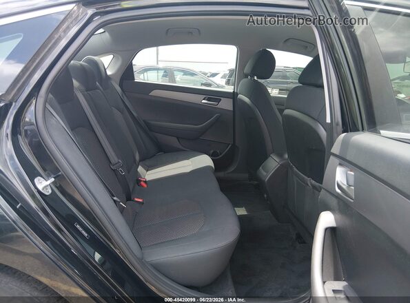 5NPE24AF7JH646389 2018 HYUNDAI SONATA Black Вид наклейки з VIN-кодом