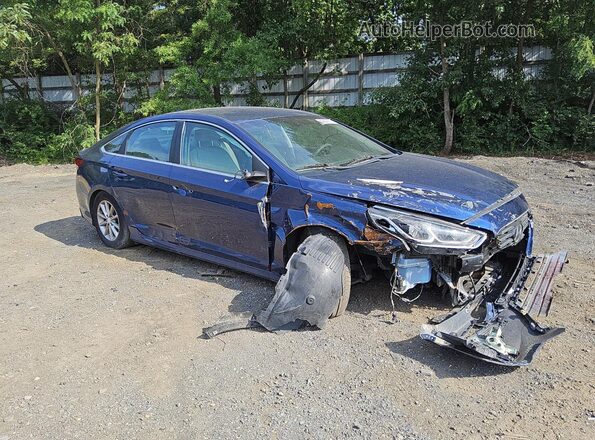 5NPE24AF7JH666724 2018 HYUNDAI SONATA Blue Widok wnętrza 360 stopni