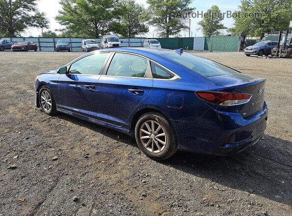 5NPE24AF7JH666724 2018 HYUNDAI SONATA Blue Tył lewy