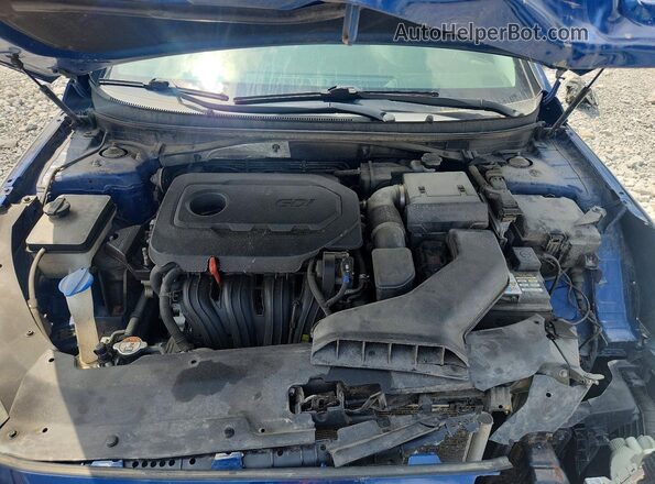 5NPE24AF7JH710169 2018 HYUNDAI SONATA Blue 