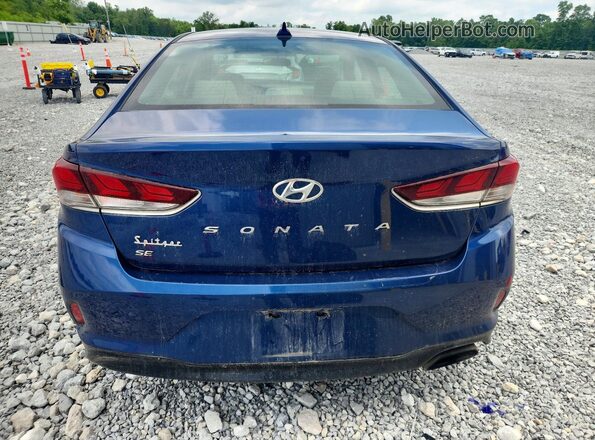 5NPE24AF7JH710169 2018 HYUNDAI SONATA Blue 