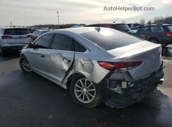 5NPE24AF7KH757025 2019 HYUNDAI SONATA Silver Հետևի ձախ