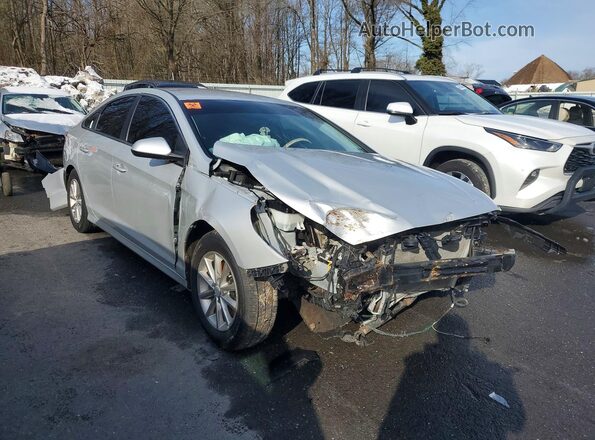 5NPE24AF7KH757025 2019 HYUNDAI SONATA Silver Առջևի աջ