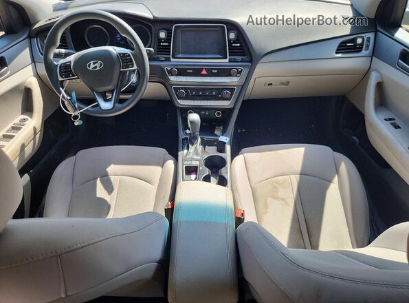 5NPE24AF7KH785021 2019 HYUNDAI SONATA Black 