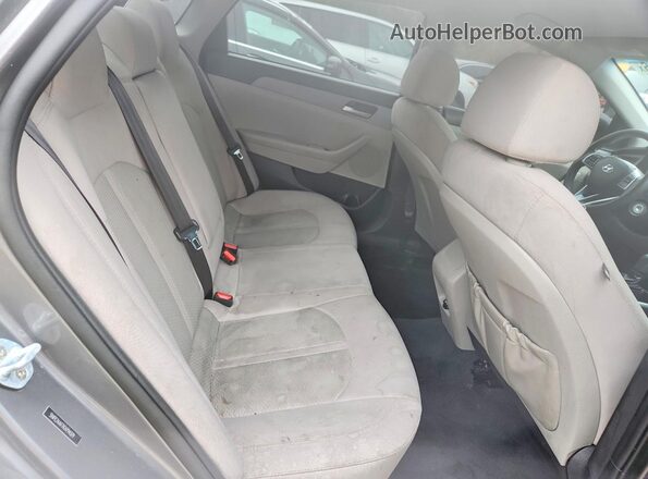 5NPE24AF7KH794379 2019 HYUNDAI SONATA Gray Հետևի նստատեղերի տեսք
