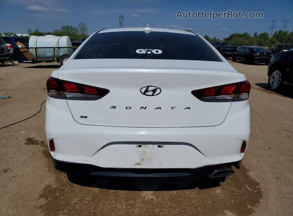 5NPE24AF7KH802402 2019 HYUNDAI SONATA White Հետևի տեսք
