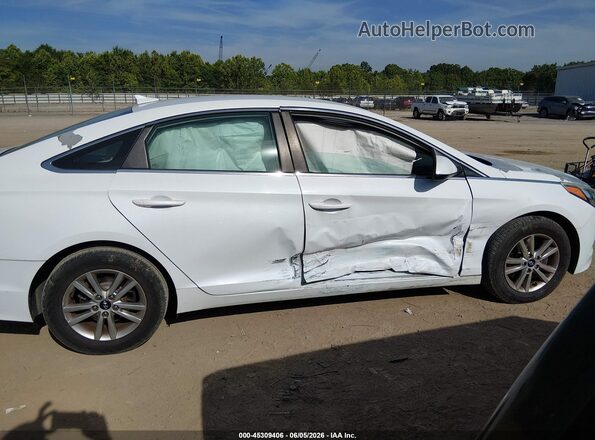 5NPE24AF8GH271928 2016 HYUNDAI SONATA White წინა ხედი
