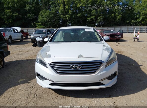 5NPE24AF8GH271928 2016 HYUNDAI SONATA White ხელსაწყოთა პანელის ხედი