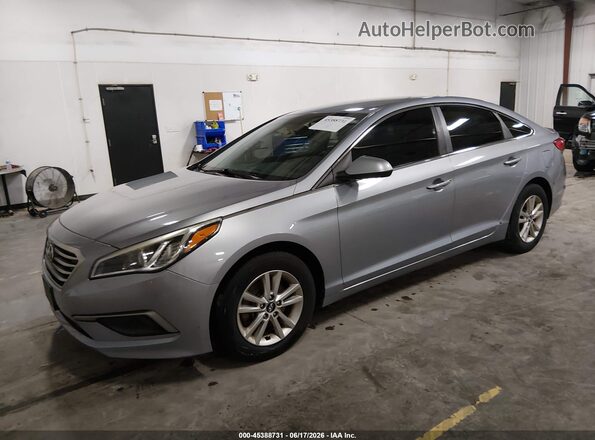5NPE24AF8GH274053 2016 HYUNDAI SONATA Gray Przód lewy